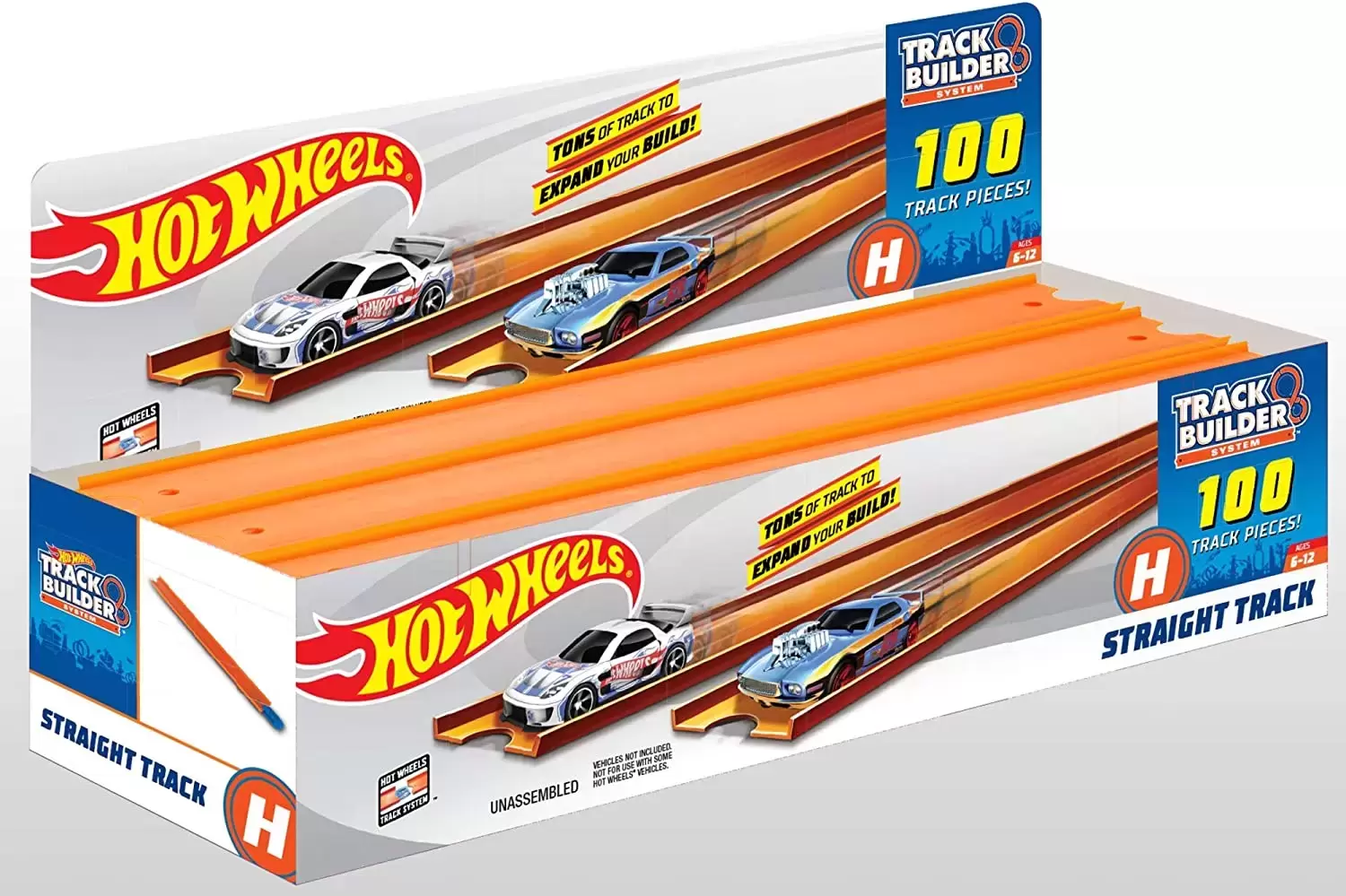 Hot Wheels - Playsets - 100 Straight Track Pack