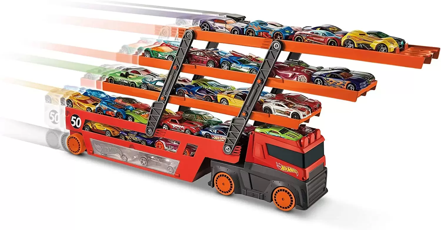 Hot Wheels - Playsets - HW Mega Hauler - City (Orange)