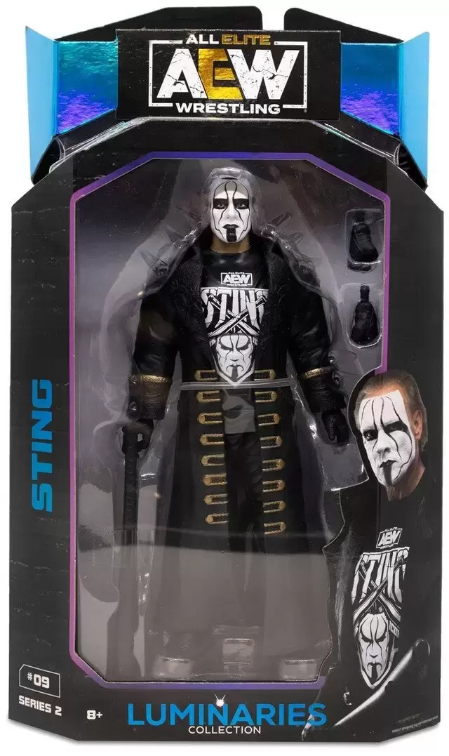 Sting - AEW Unrivaled 13 Jazwares AEW Toy Wrestling Action Figure