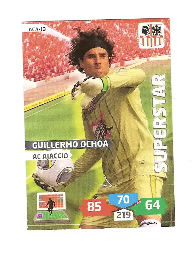 Adrenalyn XL 2013-2014 (France) - Guillermo Ochoa - Gardien -Superstar -AC Ajaccio