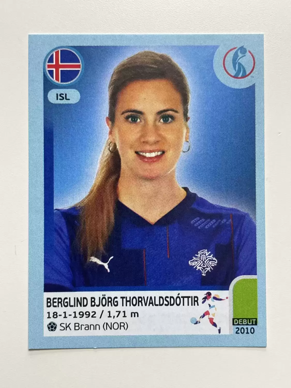 Women\'s Euro England 2022 - Berglind Björg Thorvaldsdóttir - Iceland