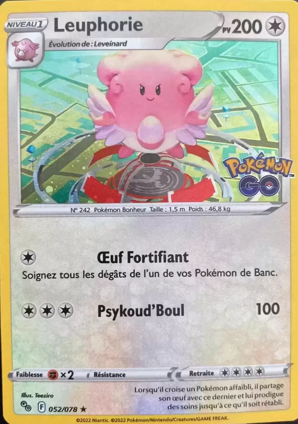 Pokémon Go - Leuphorie Cosmos holographique