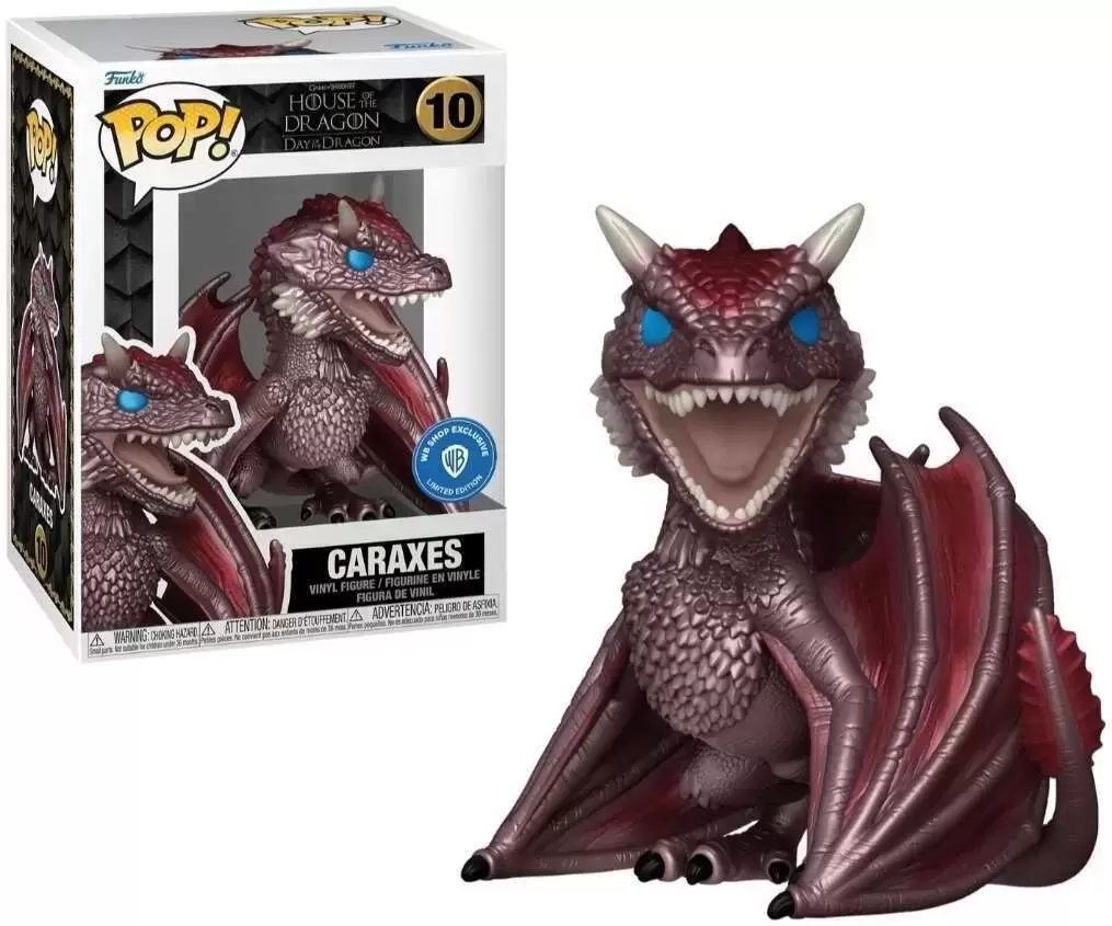 POP! House of the Dragon - Day of The Dragon - House of The Dragon - Caraxes Metallic