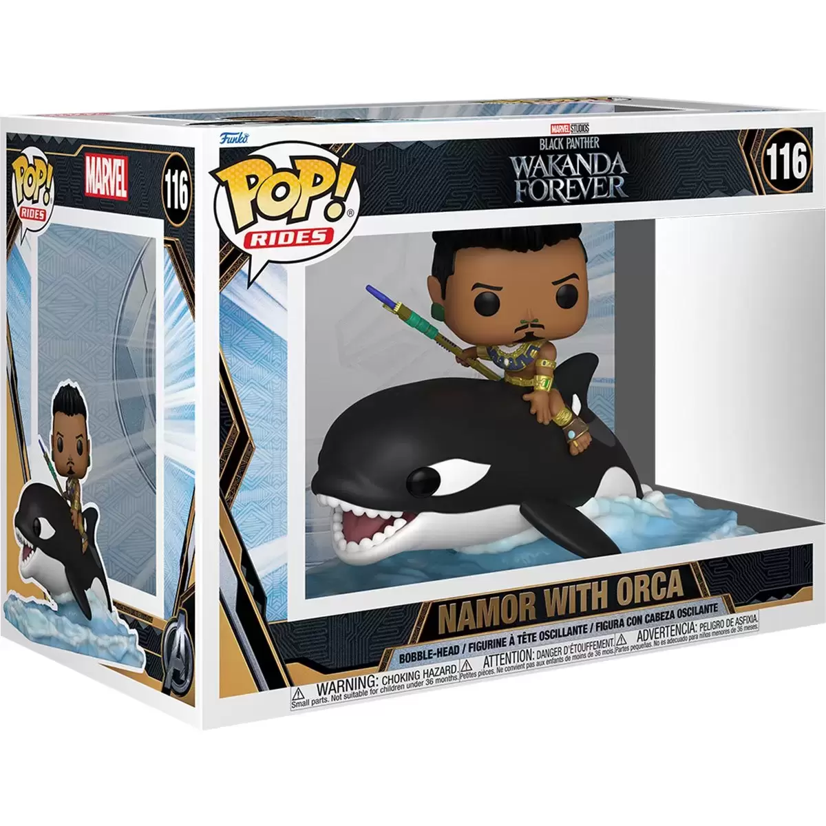 POP! Rides - Black Panther :Wakanda Forever - Namor with Orca