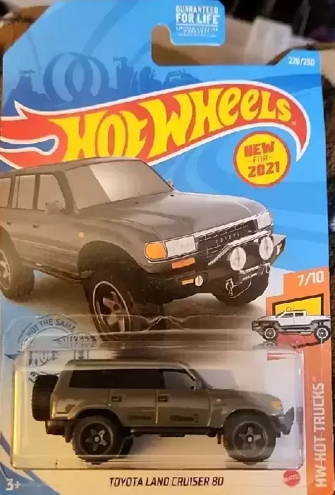 Mainline Hot Wheels - Hot Wheels Toyota Land Cruiser 80. #226/250. 2020. Asst. L2593