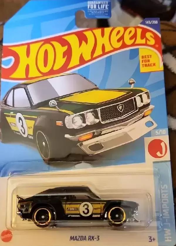 Mainline Hot Wheels - Hot Wheels: Mazda RX-3. #143/250. HW J-Imports 5/10. 2021. HCV78-M9C0G