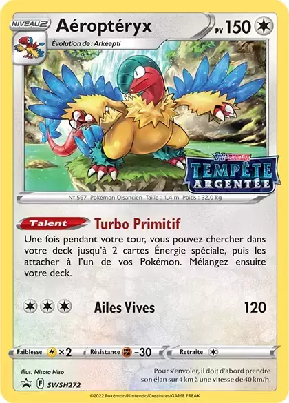 Cartes Promo Black Star Épée et Bouclier - Aéroptéryx