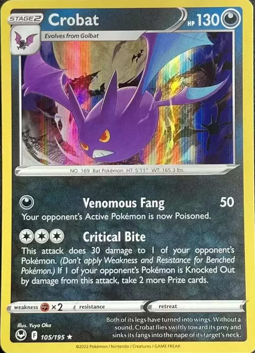 Silver Tempest - Crobat Holo