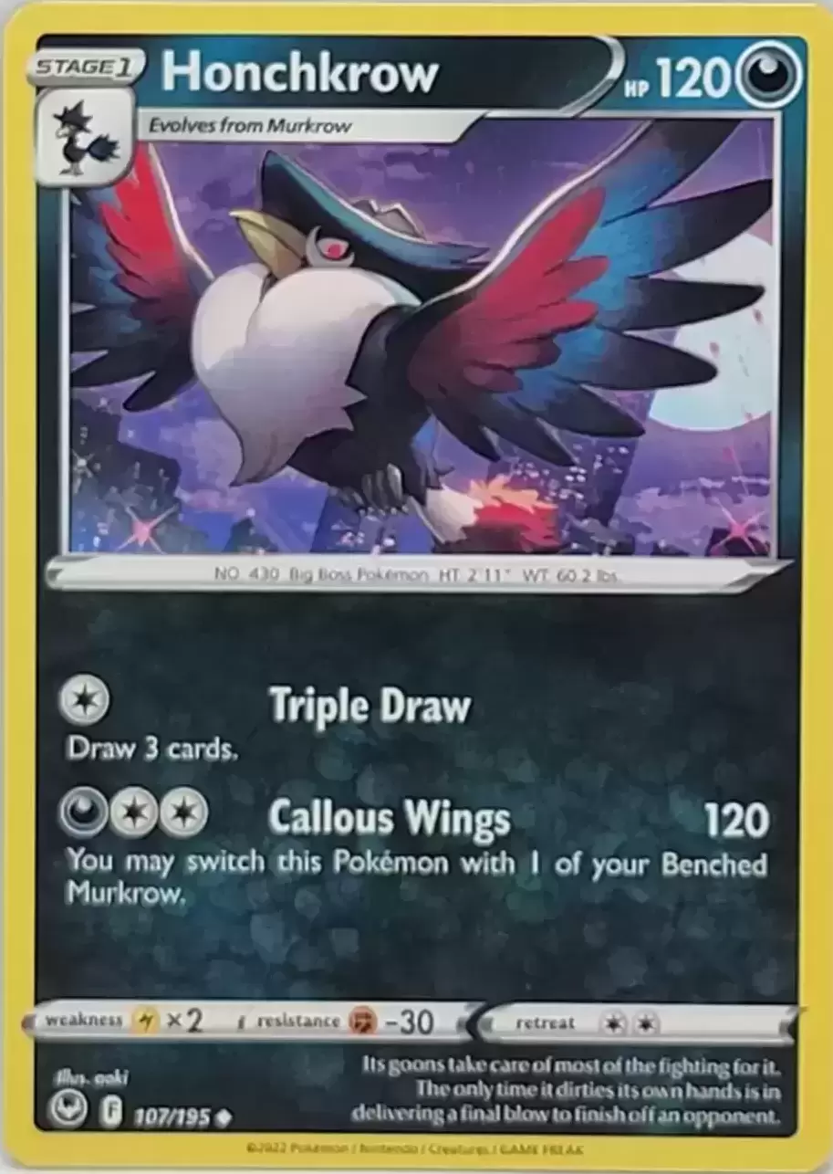 Silver Tempest - Honchkrow