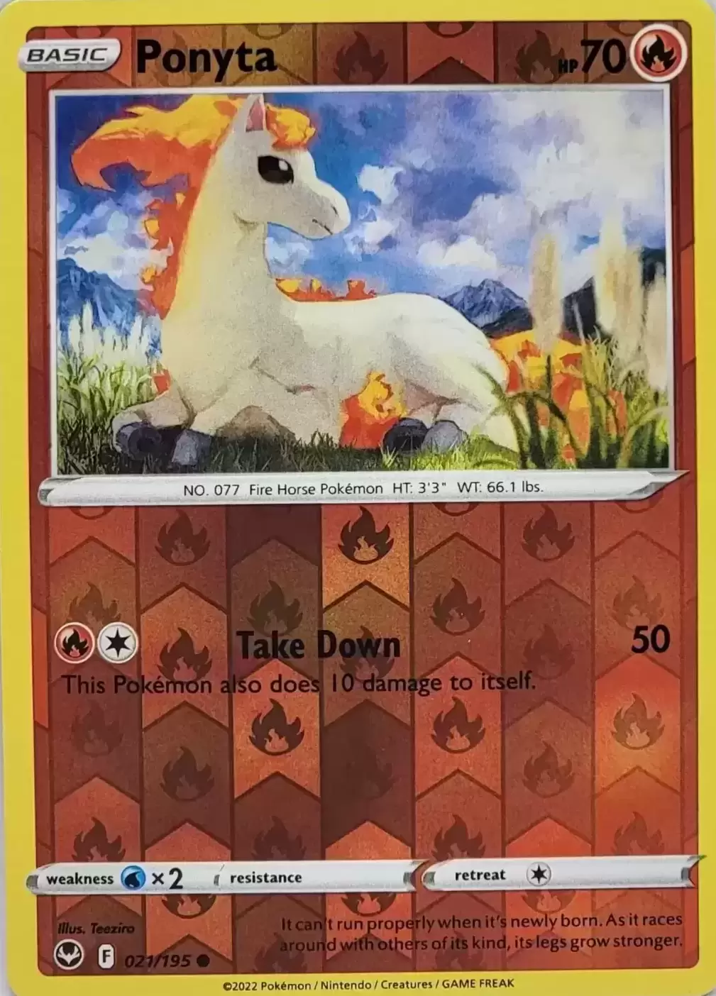 Silver Tempest - Ponyta Reverse