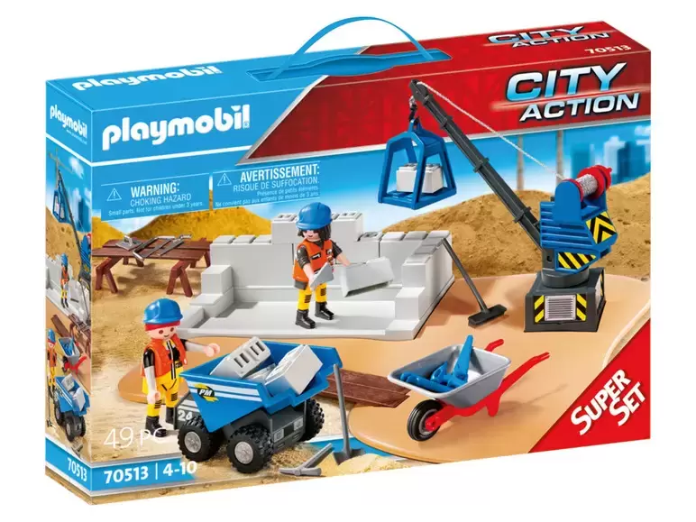 Chantier de construction Playmobil City Action
