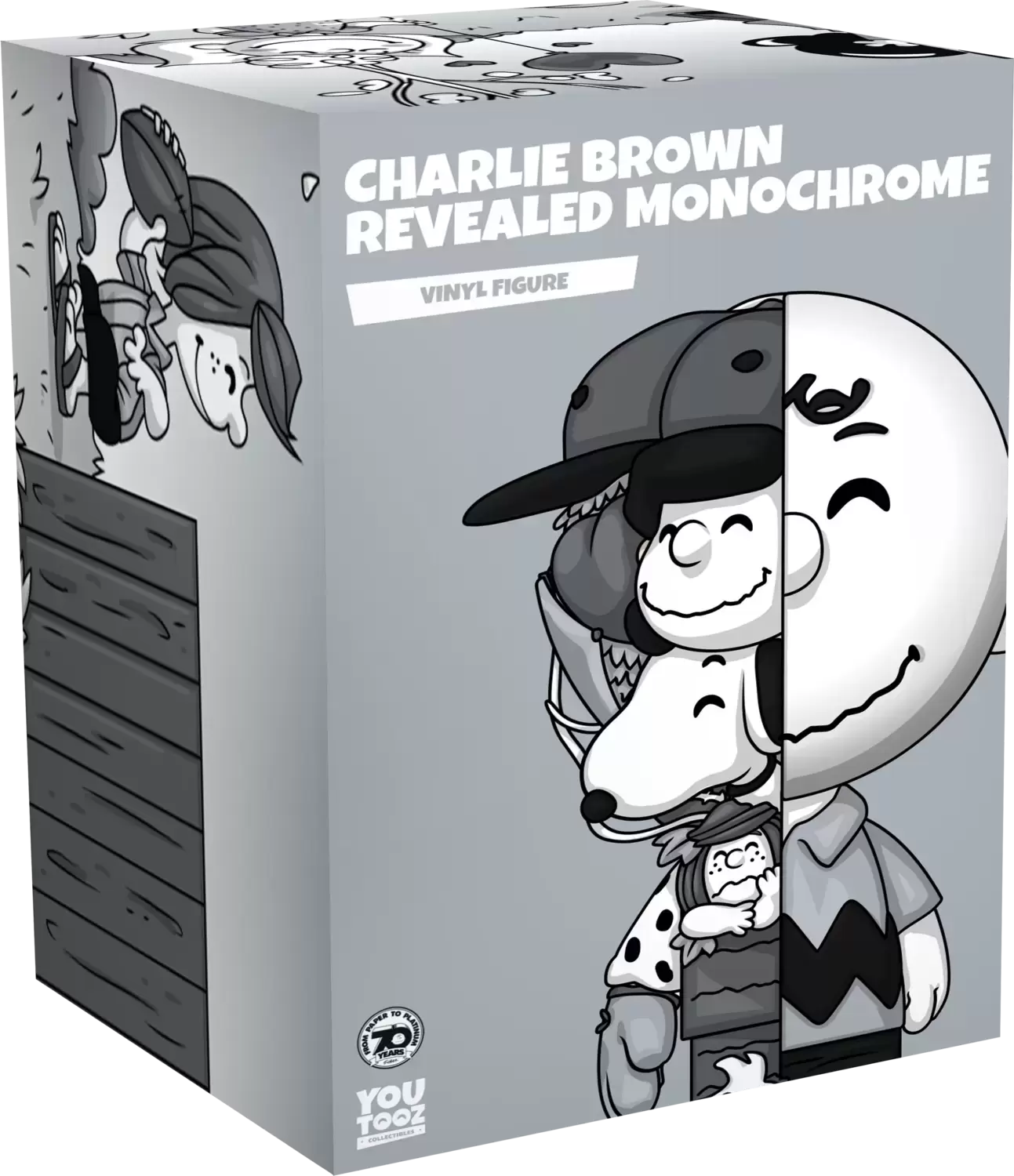 Youtooz - Peanuts - Charlie Brown Revealed Monochrome