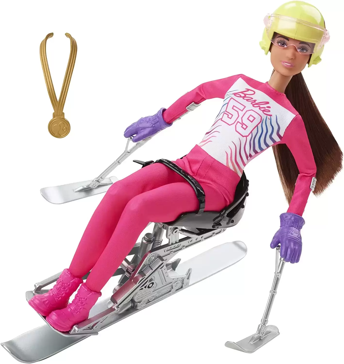 Winter Sports (You can be Anything) - Para Alpine Skier Brunette Doll