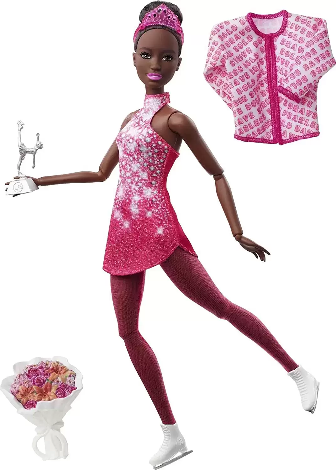 Winter Sports (You can be Anything) - Sports Ice Skater Brunette Doll