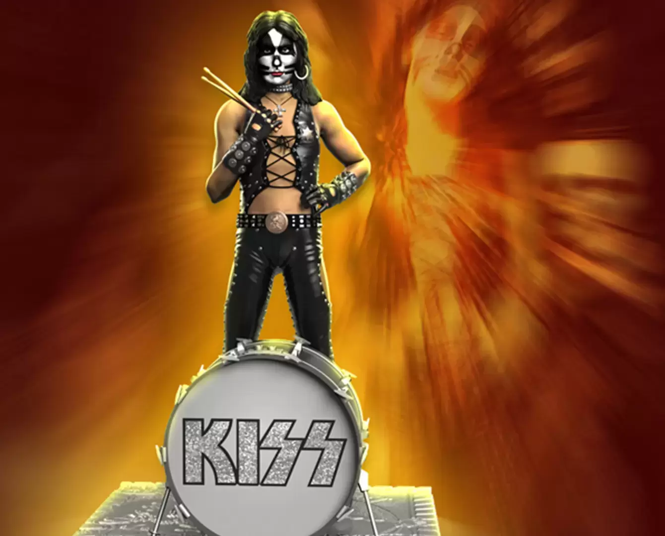Knucklebonz - Rock Iconz - KISS - The Catman (Hotter Than Hell)