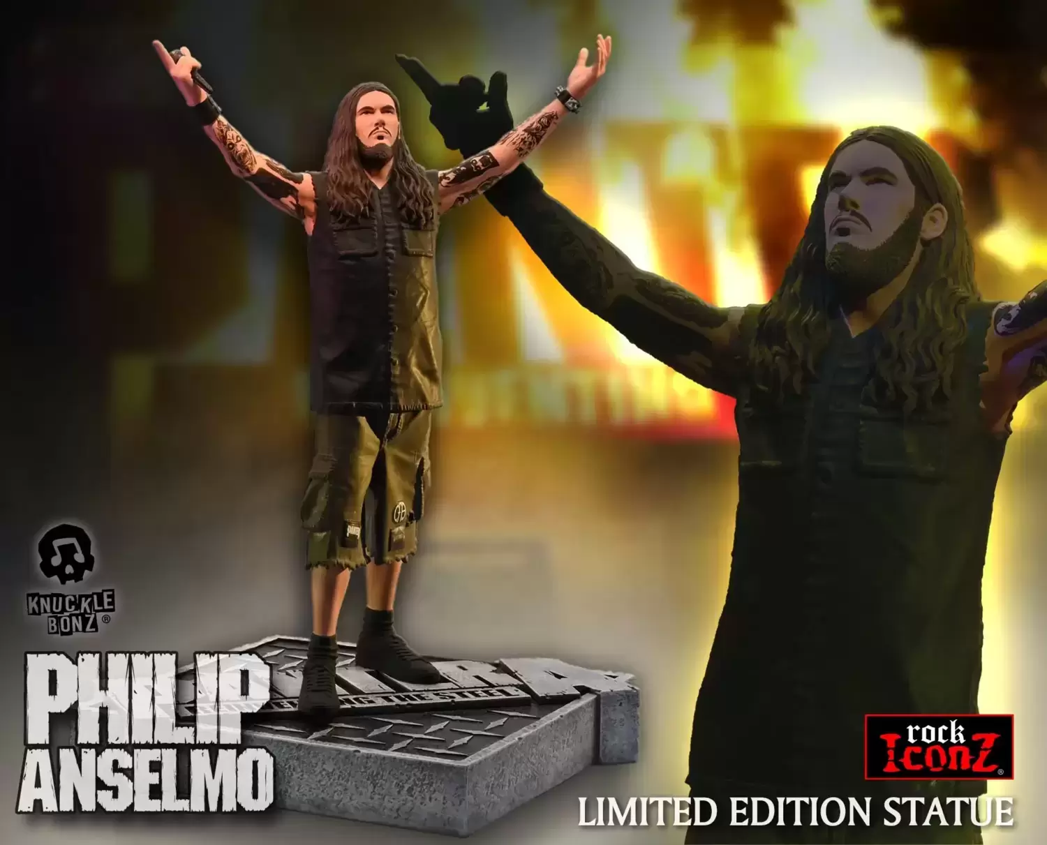 Knucklebonz - Rock Iconz - Pantera (Reinventing the Steel) - Philip Anselmo
