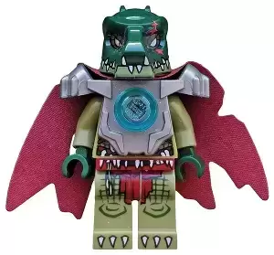 Cragger - Heavy Armor, Cape - Lego Legends Of Chima Minifigures