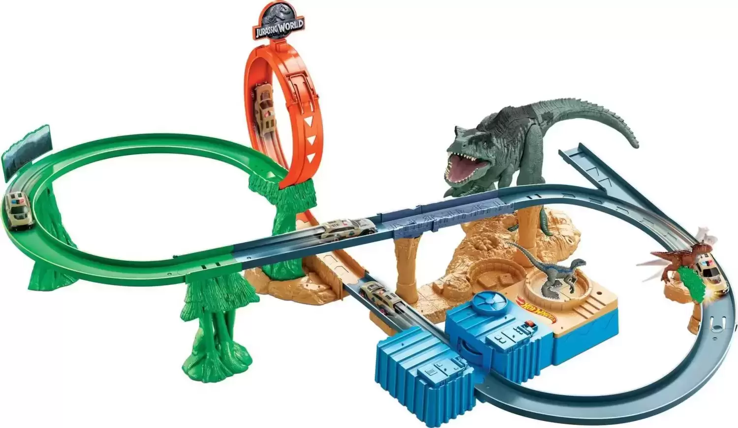 Hot Wheels - Playsets - Jurassic World Dominion Clash \'n Crash