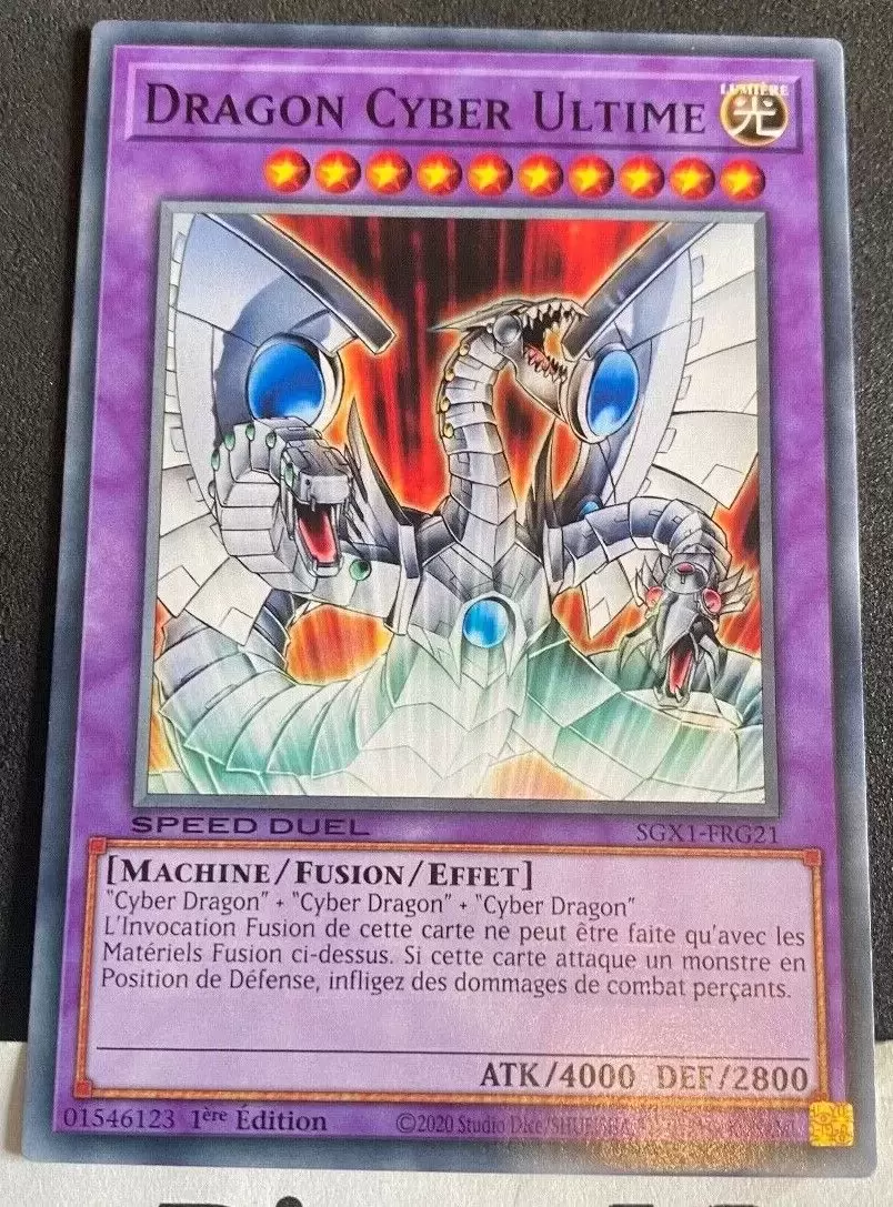 Speed Duel GX SGX1 - Dragon Cyber Ultime Holographique