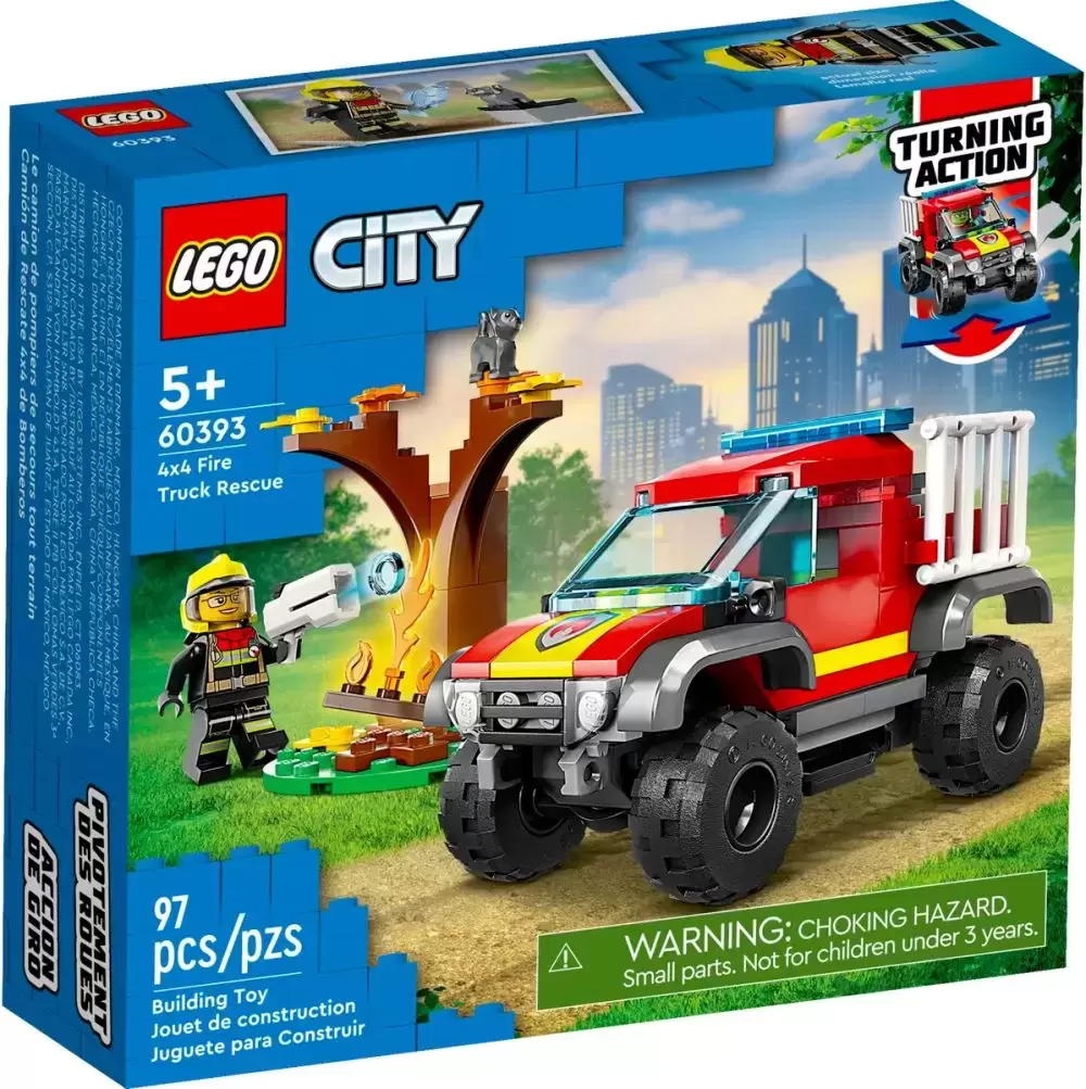 LEGO CITY - Sauvetage en tout-terrain des pompiers