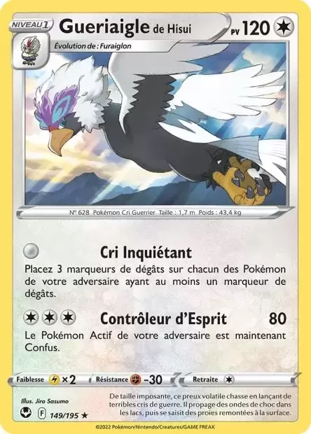 Tempête Argentée - Gueriaigle de Hisui Reverse