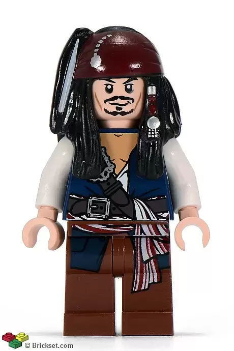 Lego Disney Pirates Of The Caribbean Minifigures - Captain Jack Sparrow