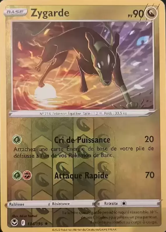 Tempête Argentée - Zygarde Reverse