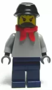 Lego Train Minifigures - Railway Engineer, Black Kepi