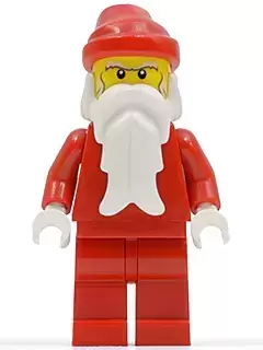 LEGO Holiday & Event Minifigures - Santa, Red Legs, White Bushy Eyebrows