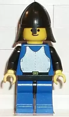 Lego Castle Minifigures - Breastplate - Blue with Black Arms, Blue Legs with Black Hips, Black Neck-Protector