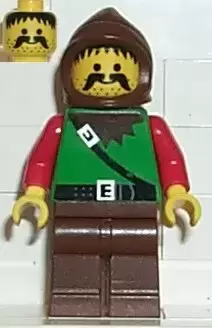 Lego Castle Minifigures - Dark Forest - Forestman 4, Brown Legs