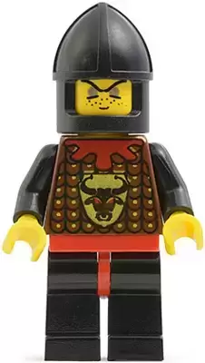 Lego Castle Minifigures - Knights Kingdom I - Robber 2, Black Chin-Guard