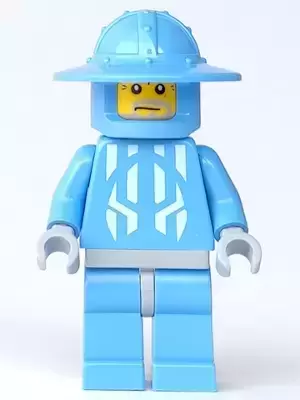 Lego Castle Minifigures - Knights Kingdom II - Jayko Printed Torso, Broad Brim Helmet, Elderly Face (Chess Pawn)