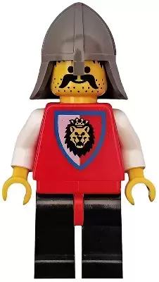 Lego Castle Minifigures - Royal Knights - Knight 4, Dark Gray Neck-Protector