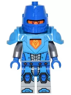 Lego Nexo Knights Minifigures - Nexo Knight Soldier - Dark Azure Armor, Blue Helmet with Eye Slit, Blue Hands