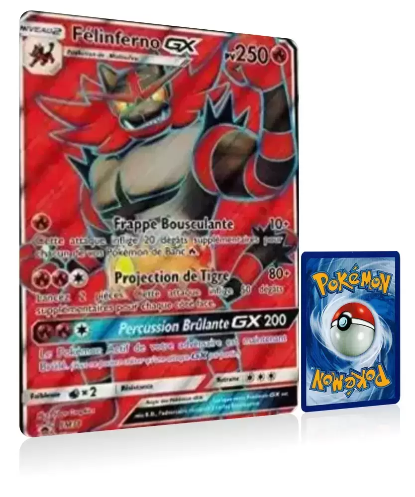Cartes Pokemon Jumbo XXL - SM - Félinferno GX - Jumbo