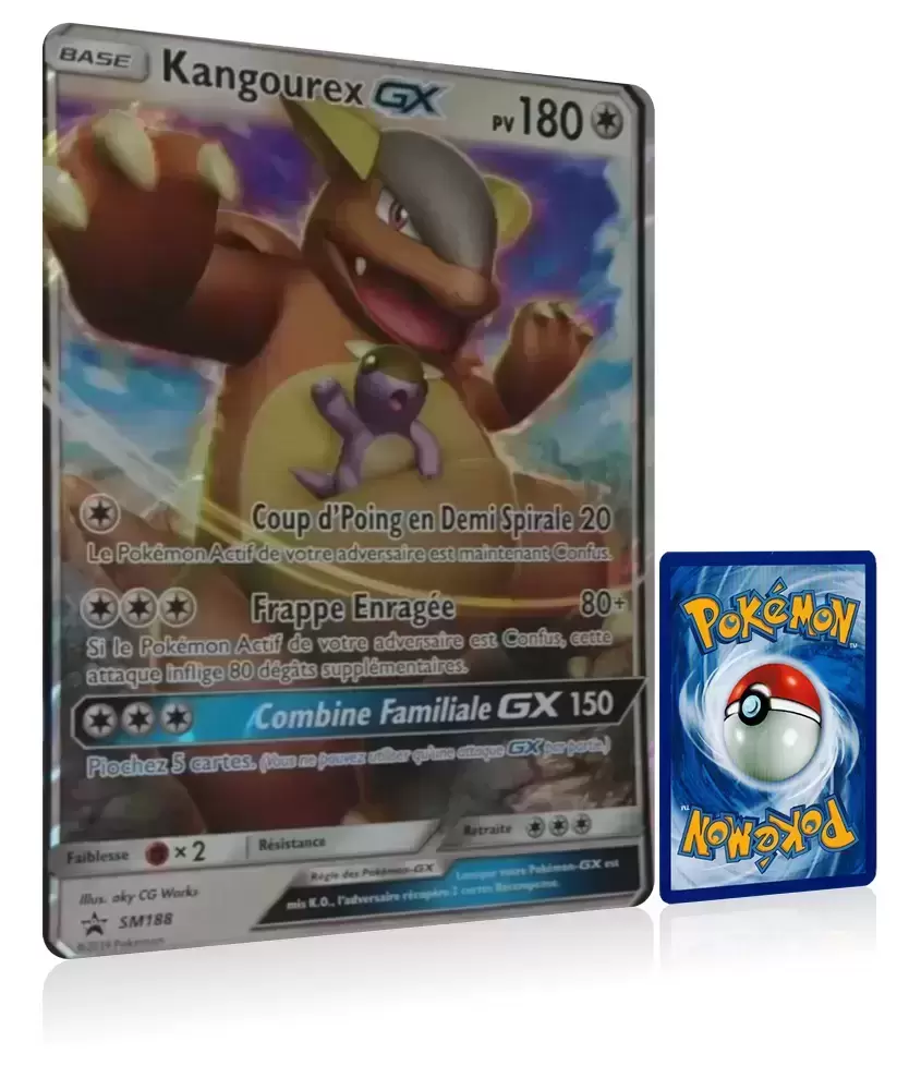 Cartes Pokemon Jumbo XXL - SM - Kangourex GX - Jumbo