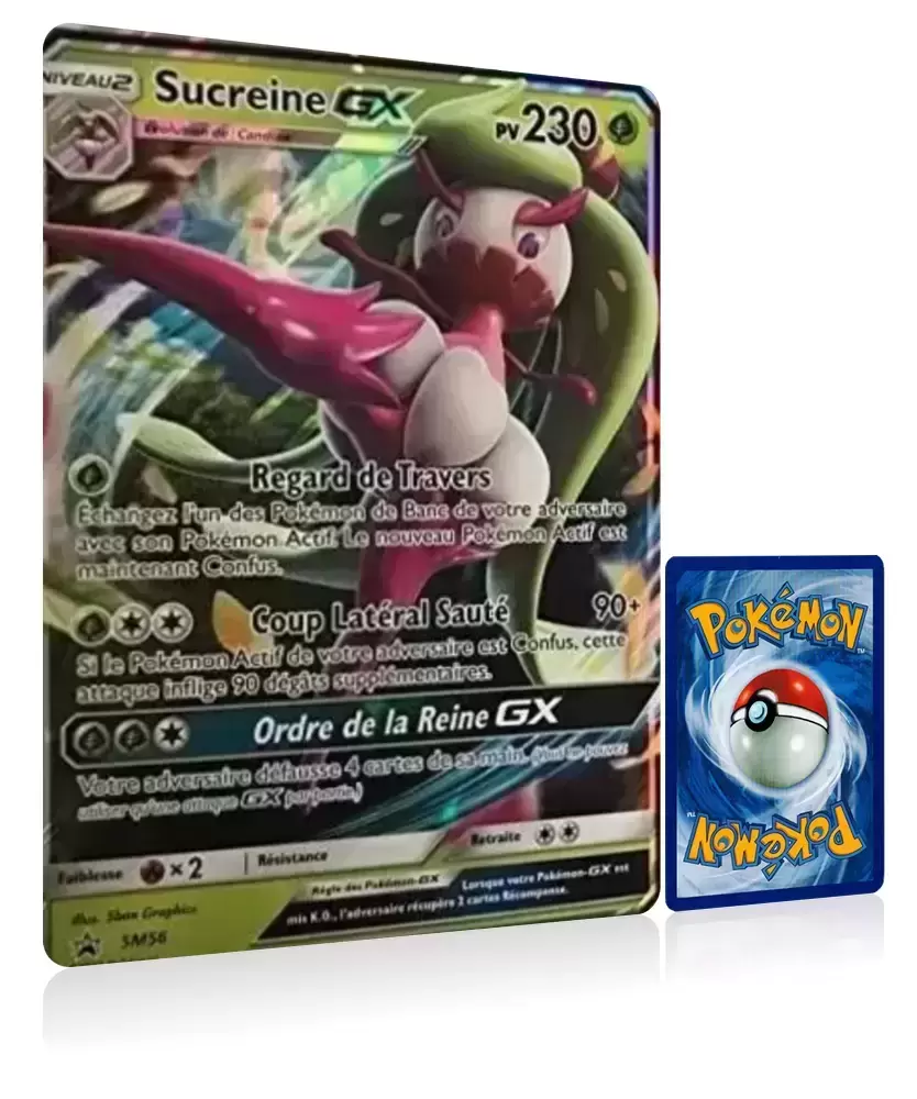 Cartes Pokemon Jumbo XXL - SM - Sucreine GX - Jumbo