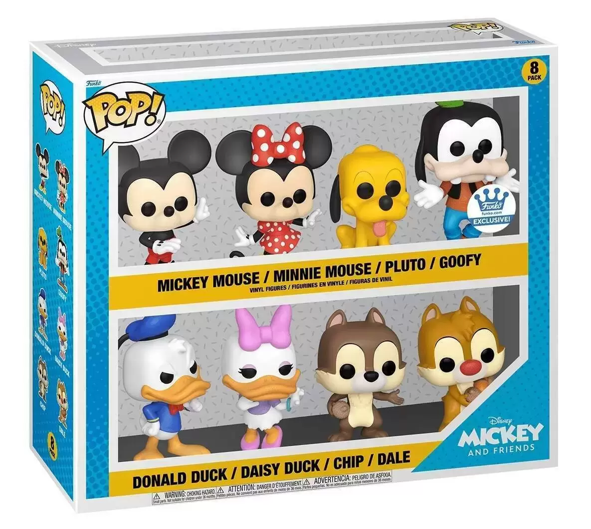 Funko Pop! Bitty Pop: Disney - Minnie Mouse, Daisy Duck, Donald Duck and a  Mystery Bitty Pop! 4-Pack