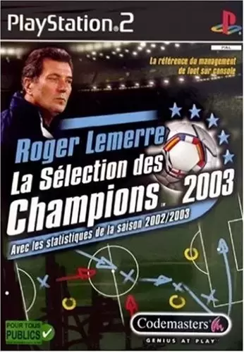 PS2 Games - Roger Lemerre : La sélection des Champions 2003