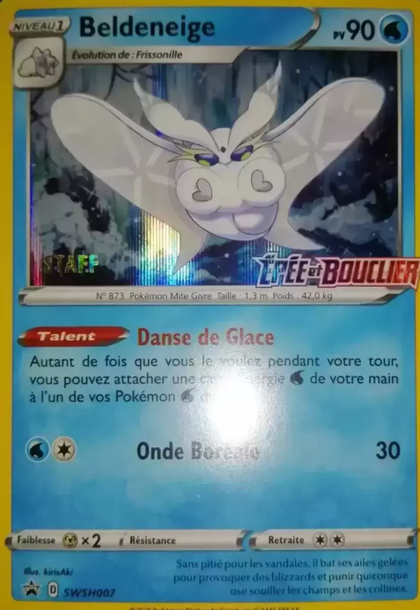 Cartes Promo Black Star Épée et Bouclier - Beldeneige Staff