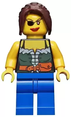 Lego Pirates Minifigures - Pirate Female, Blue Legs