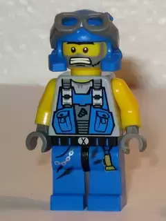 Lego Power Miners Minifigures - Power Miner - Duke, Bare Arms