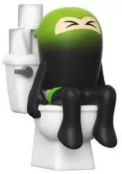 Toilet Ninjas - Mystery Figures - Grunt Green