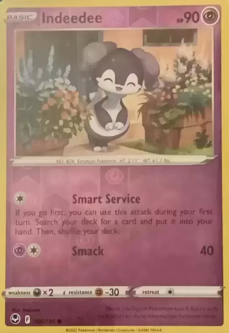 Silver Tempest - Indeedee Reverse