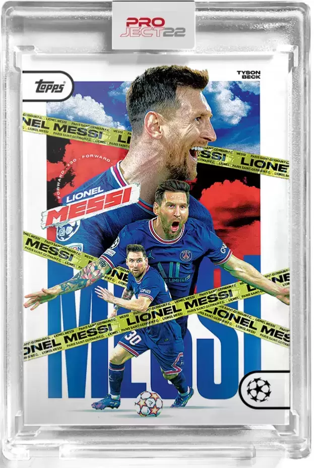 Topps - Project 22 - Lionel Messi par Tyson Beck