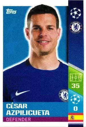 UEFA Champions League 2017/18 - César Azpilicueta - Chelsea FC