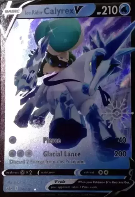 Holiday Calendar Pokemon 2022 - Ice Rider Calyrex V holographique