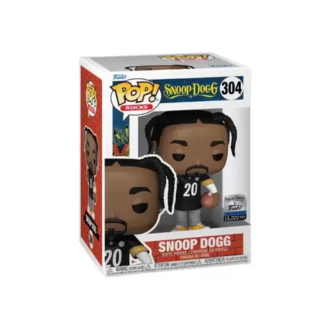 Funko POP Snoop Dogg white Pittsburgh Steelers Jersey Tha Dogg