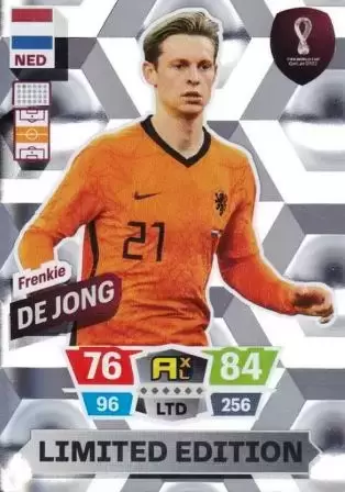 Adrenalyn XL Fifa World Cup Qatar 2022 - Limited Edition Trading Cards - Frenkie de Jong